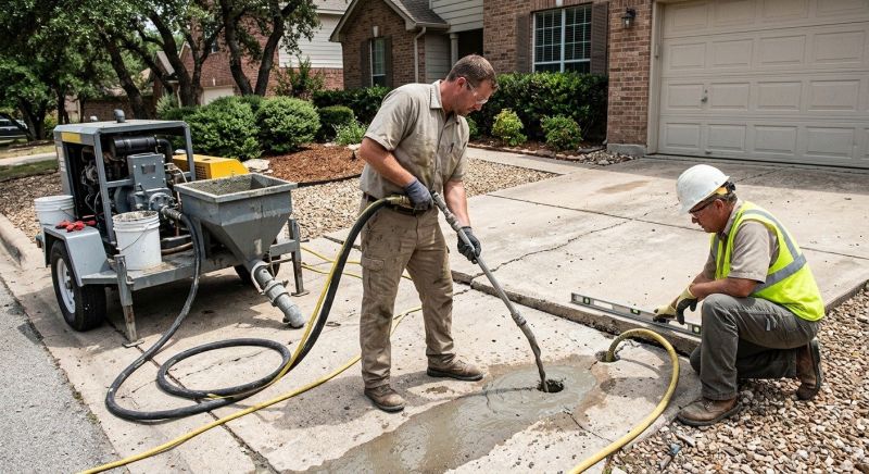 Concrete Mudjacking in West Des Moines, IA
