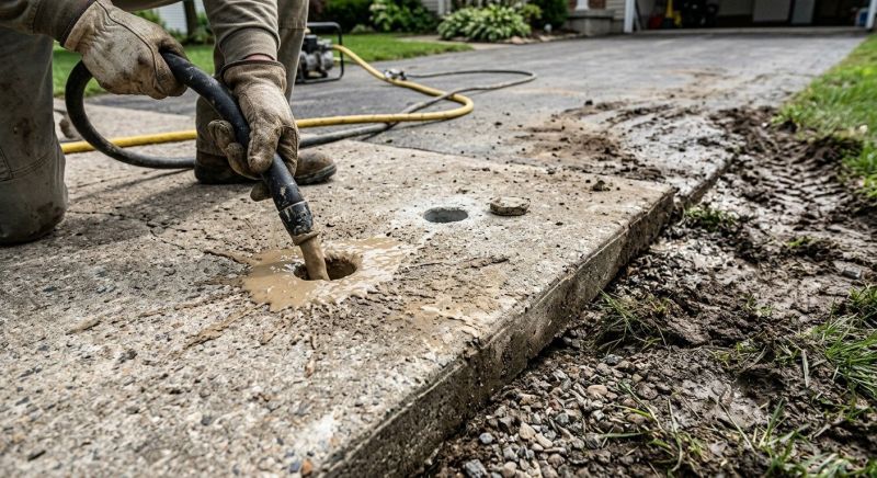 Concrete Mudjacking in West Des Moines, IA