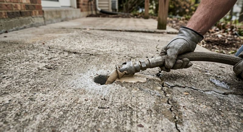 Concrete Settlement Repair in Corpus Christi, TX