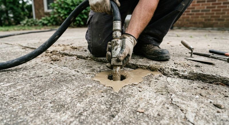 Sunken Patio Repair in Columbus, OH